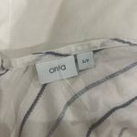 ONIA  Grace Stripe Cotton Cover-Up Maxi Dress Photo 7