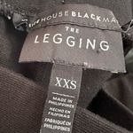 White House | Black Market WHBM Black Pearl Ruched Ankle Leggings XXS Black Mobwife Feminine Girly Dainty Photo 4