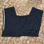 Lands’ End Black Pants with White Stripe Size M Size M Photo 6