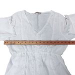 Valentina Naldi 100% Linen White BOHO Embroidered Lace Med Dress Lagenlook Italy Photo 7