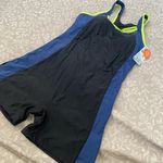 Boyleg Racerback One Piece Swimsuit Athletic Full Coverage Swimwear Lap Swimmin Black Size M Photo 5