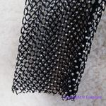 White House | Black Market New! ‎ Long Sleeve Crystal Mesh Mini Dress, size XS Photo 7