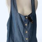 Torrid Blue denim button-up vest top #denimvest 1X 14 Photo 0