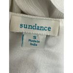 SUNDANCE Palace Pathway Tunic Ivory Gold Embroidered Tassel Tie Lace Photo 1
