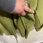 Eileen Fisher Green Boiled Wool Blazer XL Minimalist cardigan jacket oversized Photo 6