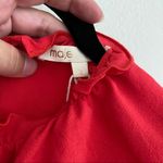 Maje NWT Lierro Ruffle Overlay Rouge Top Size Medium Photo 10