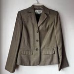 Rena Rowan Vintage Y2K 00s  Tan & Brown Blazer 8 Photo 0