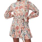 Chufy Thomas Organic Cotton Shirt Dress Luxor Print Womens Size Small Orange Photo 8