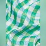 Tanya Taylor  Natasha Green Gingham Wrap Mini Dress Tie Waist Photo 6
