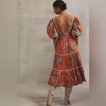 Anthropologie Dress by Love the Label: Puff-Sleeved Tiered Midi Dress S Photo 1