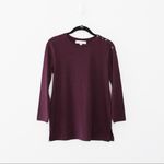 Ann Taylor Loft Button Shoulder Sweater Top Photo 1