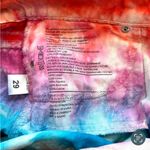 BDG Rainbow Tie Dye High Rise Cheeky Cutoff Denim Jean Shorts Size 29 Photo 9