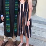 Roxy Navy Orange White dress Blue Size M Photo 1