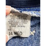 Lee Vintage  Denim Midi Maxi Skirt 100% Cotton 14 Med USA Pockets Modest Church Photo 6