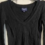 American Eagle  Outfitters Black V-Neck Sweater Photo 2