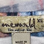 One World  cute patriotic red white and blue top! Photo 9