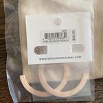 Uncommon James  Peach Hoop Earrings Photo 2