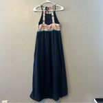 Roxy ⭐️ Damien all washed out sleeveless embroidered maxi dress size small Photo 11