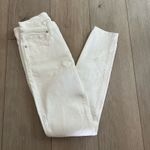 Madewell Women’s Pure White Mid-Rise Skinny Jeans Sz 25 Photo 1