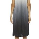 Woolworth Grey Ombré Plisse Halter MIDI Dress size Small Photo 2