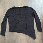 Helmut Lang Black Asymmetrical Hem Sweater Photo 1