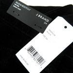 J Brand NWT Selena Bootcut in Black Mid-Rise Skinny Crop Stretch Corduroy 24 Photo 3