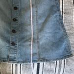 Mossimo Denim Button Up A Line Skirt Size 14 Light Wash Girlhoodcore Y2K Trendy Blue Photo 4