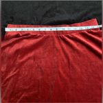SO  by Kohl’s Burgundy velvet skater skirt size L Photo 1