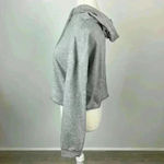 SheIn  Light Grey Cropped Hoodie Size M Photo 2