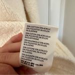 Free People Brookside Tunic Sweater Ivory V Neck Photo 9