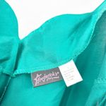 Frederick's of Hollywood ‎ Y2K Coquette Satin Cami Slip Dress Size L Emerald Green Photo 3