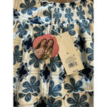 Agua Bendita x Target Mini Skirt Size XL Colombia Earthy Floral Beachy NWT Blue Photo 3