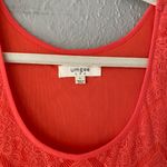 Umgee Boho Salmon Pink Flowy Lace Summer Dress - Size Large Photo 6