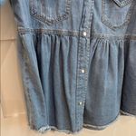 Entro Button Down Peplum Western Tencel Shirt {Size Small} Photo 3