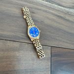 Michael Kors Gold Tone Watch Blue Dial Roman Numerals MK3272 Photo 5