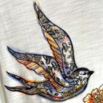 Democracy  LoveBird Short Bell Sleeve T-Shirt Size Small NEW Photo 4