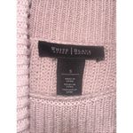 White House | Black Market  Pink Knit Funnel Neck‎ Long Sleeve Fitted Sweater Photo 1