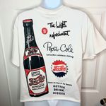 Pepsi Nordstrom x The Light Refreshment Graphic TShirt Crop White Tee Logo M NWT Photo 8