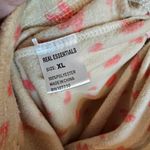 Real Essentials XL Super Soft Beige And Pink Heart Drawstring Pajama Bottoms Photo 2