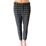 Gap Black White Signature Skinny Ankle Cropped Checked Dress Pants ~ 6 Photo 5