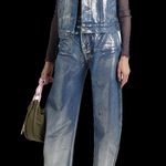 Ganni Metallic Denim Vest Photo 3