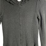 St. John Vintage ‎ Saks Fifth Avenue Black Cable Knit Midi Dress XXS Long Sleeve Photo 6