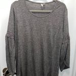 Cato Est 1946 Women’s Plus Size Gray Cold Shoulder Top Size 14/16W Photo 0
