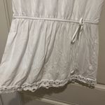 EXPRESS Women’s White Eyelet Mini Sun Dress Swim Coverup Beach Size SMALL Photo 2