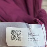 Old Navy Fit & Flare Crepe Midi Dress Purple Dark Mauve XL Photo 4