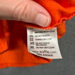 Soffe Auburn Tigers Graphic T-Shirt Womens XL Orange Zebra Print Top Short Sleev Photo 8