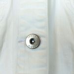 Torrid Jacket Womens Plus Size 1X 14-16 White Denim Trucker Stretch Cotton NWOT Photo 6