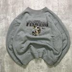 Croft & Barrow Grey Embroidered “Gone Fishing” Crewneck Sweatshirt Photo 0