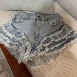 Vibrant .I.U Distressed Denim Shorts Photo 1