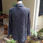 J. Crew Cowl Neck Black Grey & White Marled Drawstring Sweater NWT Size undefined Photo 3